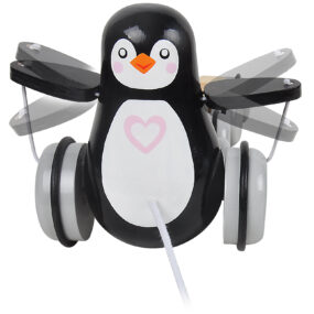 Magni træk pingvin med flaksende vinger