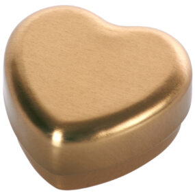 Lille Maileg hjerteformet dåse i guldfarve