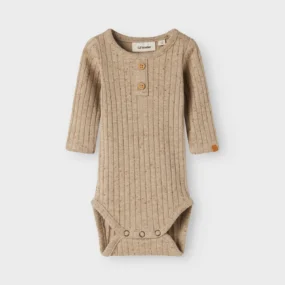 Lil Atelier NBMOMILO LS NREG BODY LIL - Pure Cashmere